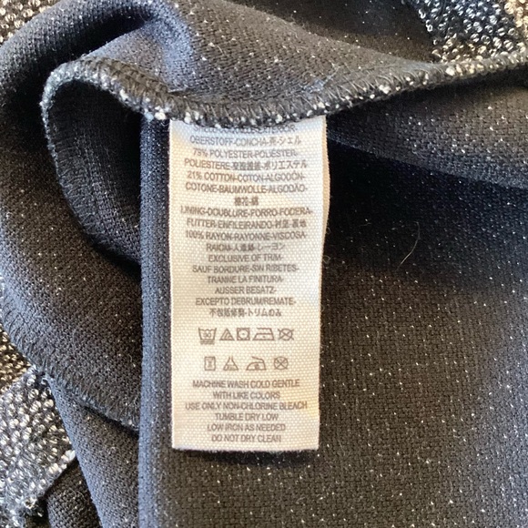 NWT Free People Heartstopper 3/4 Sleeve V-Neck Tweed Mini Dress - Black - L - Picture 9 of 9